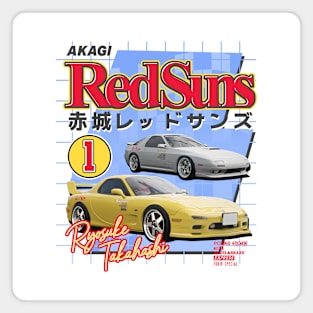 Akagi Red Suns Magnet